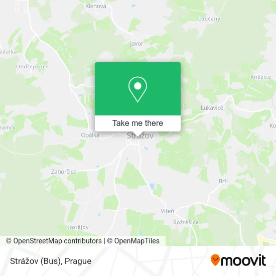 Карта Strážov (Bus)