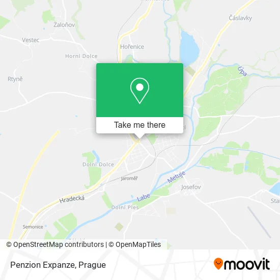 Карта Penzion Expanze