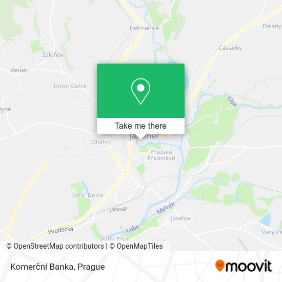 Komerční Banka map