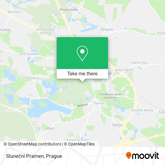 Sluneční Pramen map