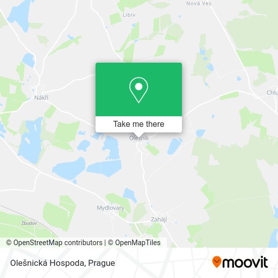 Olešnická Hospoda map