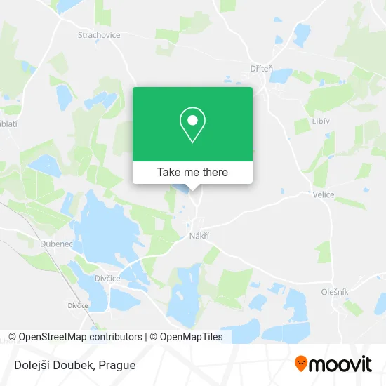 Карта Dolejší Doubek