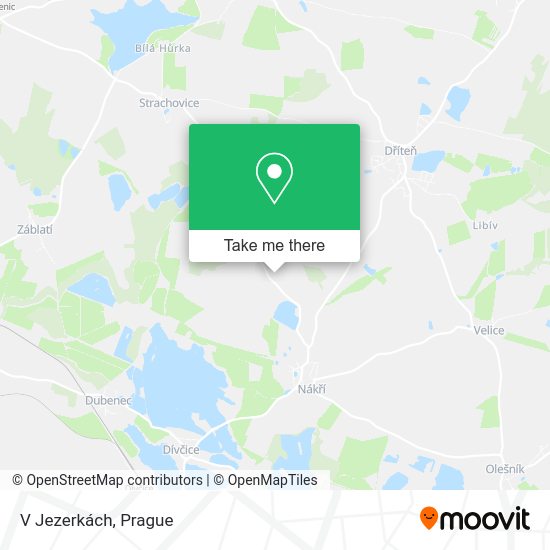 Карта V Jezerkách