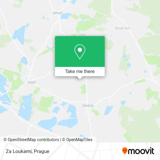 Карта Za Loukami