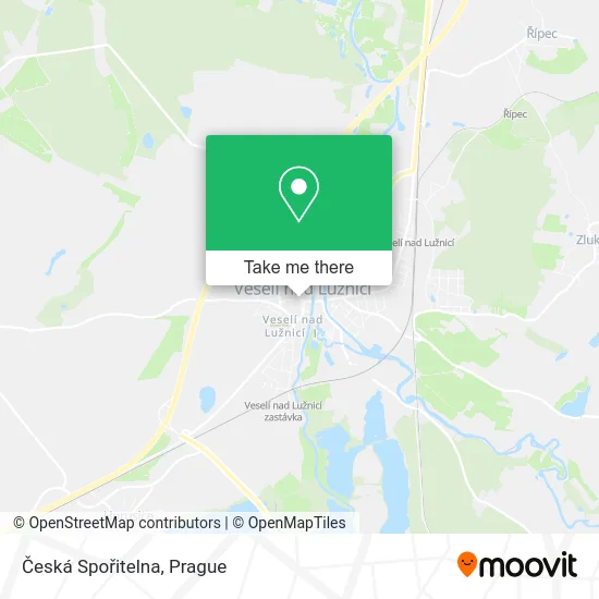 Česká Spořitelna map