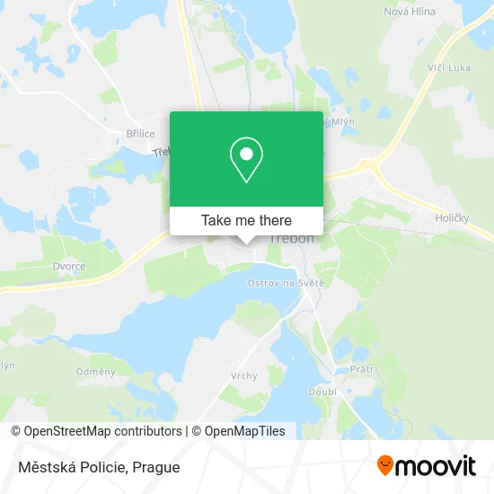 Карта Městská Policie