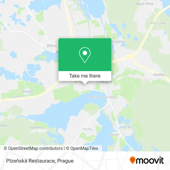 Карта Plzeňská Restaurace