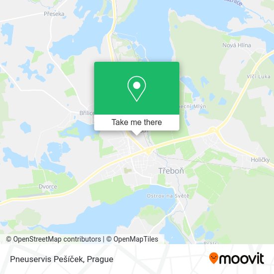 Pneuservis Pešíček map