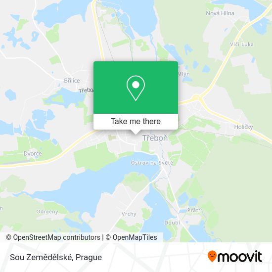Sou Zemědělské map