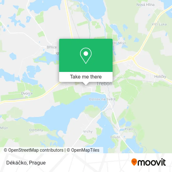 Карта Dékáčko