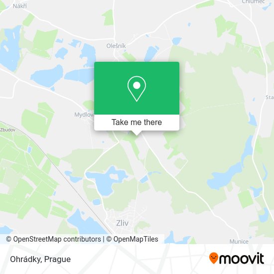 Карта Ohrádky