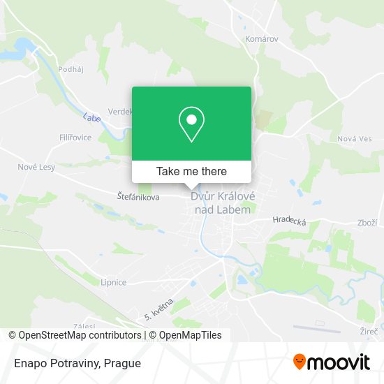 Карта Enapo Potraviny