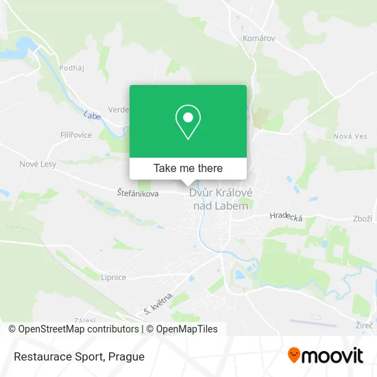 Карта Restaurace Sport