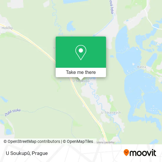 Карта U Soukupů