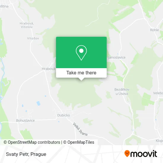 Карта Svaty Petr