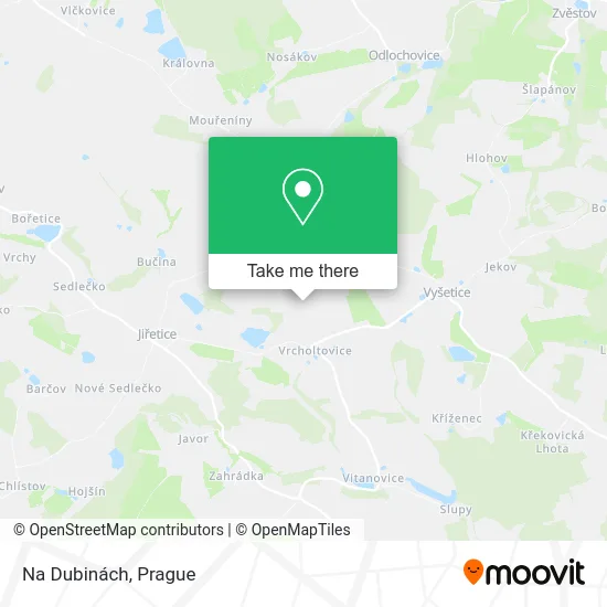 Карта Na Dubinách
