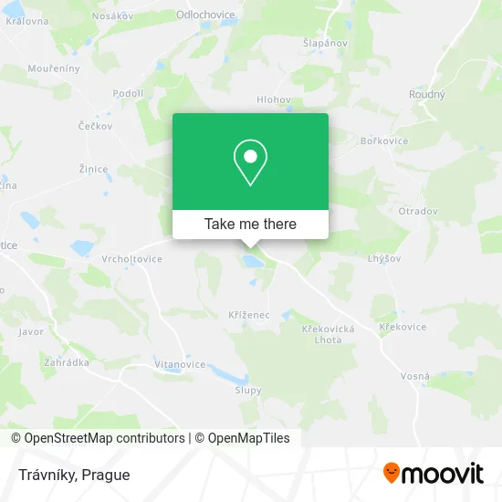 Карта Trávníky