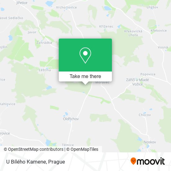 U Bílého Kamene map