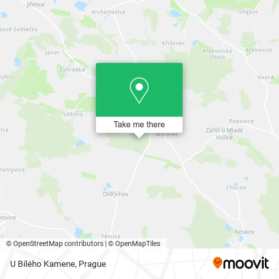 Карта U Bílého Kamene