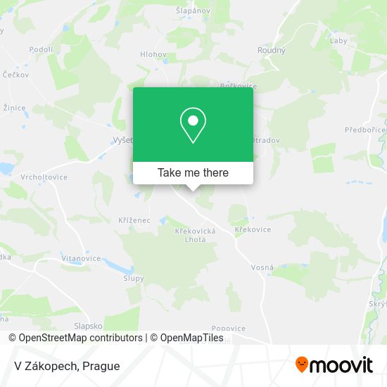 Карта V Zákopech