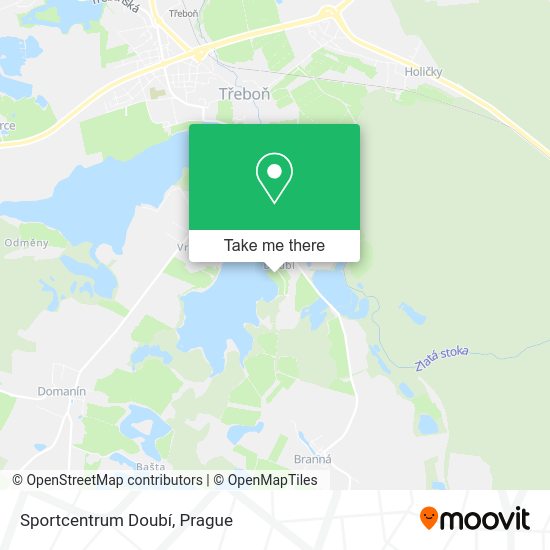 Sportcentrum Doubí map