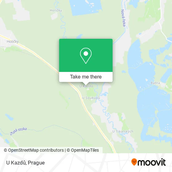 Карта U Kazdů