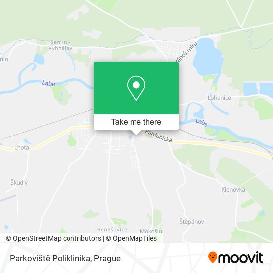 Parkoviště Poliklinika map