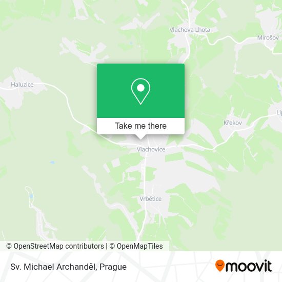 Sv. Michael Archanděl map