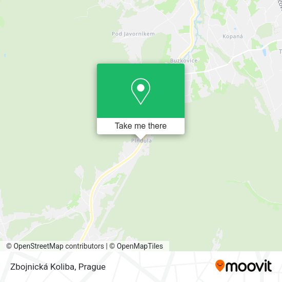 Карта Zbojnická Koliba