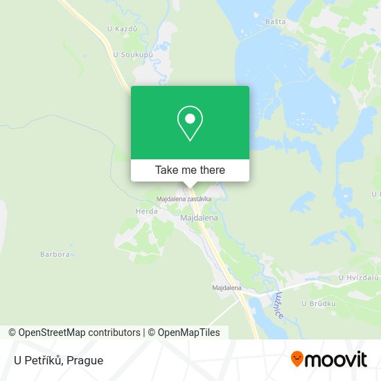 U Petříků map