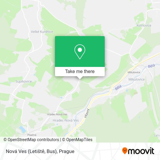 Nová Ves (Letiště, Bus) map