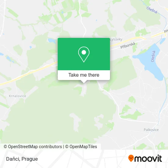 Карта Daňci