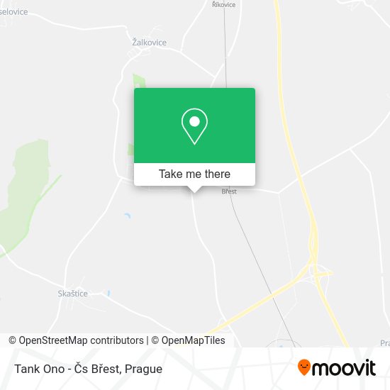 Tank Ono - Čs Břest map