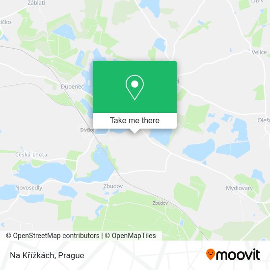 Na Křížkách map