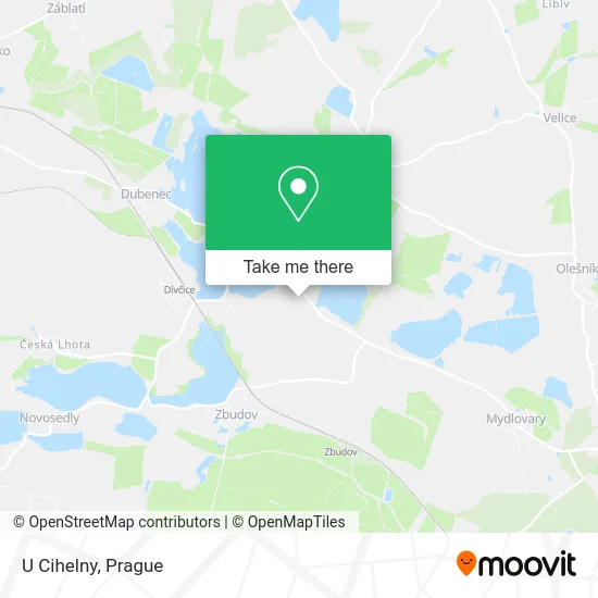 Карта U Cihelny