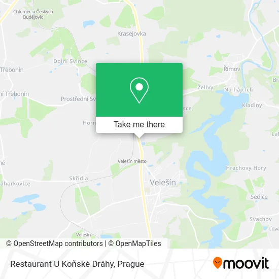 Карта Restaurant U Koňské Dráhy