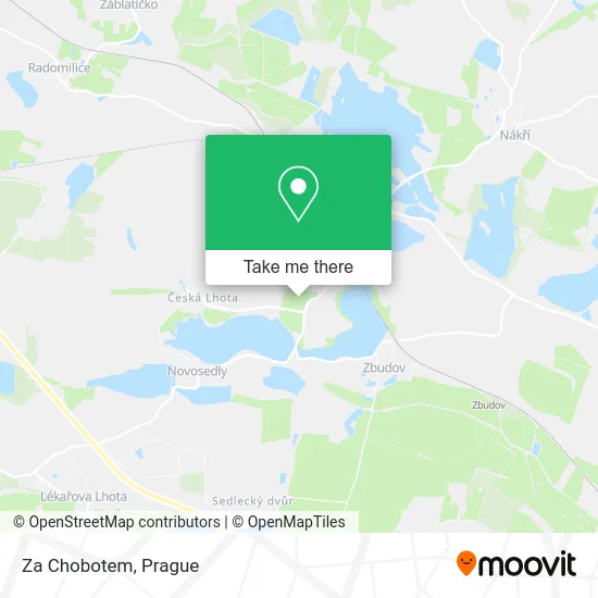 Карта Za Chobotem