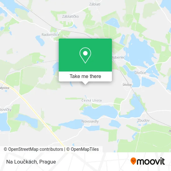 Карта Na Loučkách