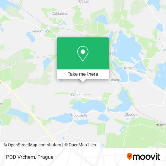 Карта POD Vrchem