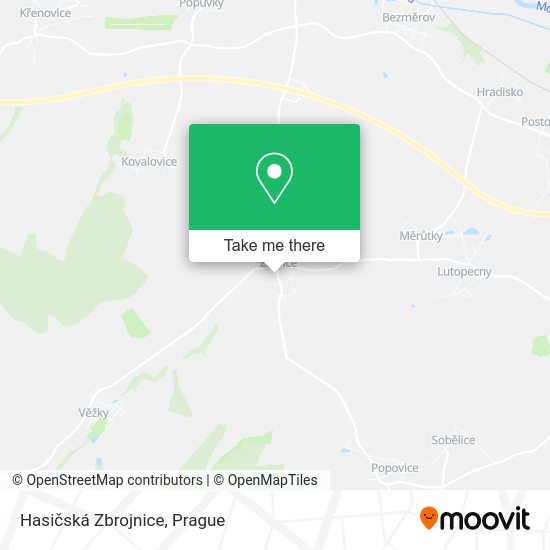 Hasičská Zbrojnice map