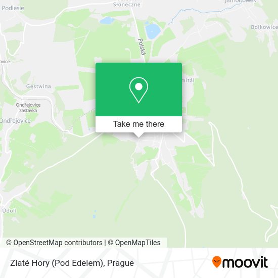Zlaté Hory (Pod Edelem) map