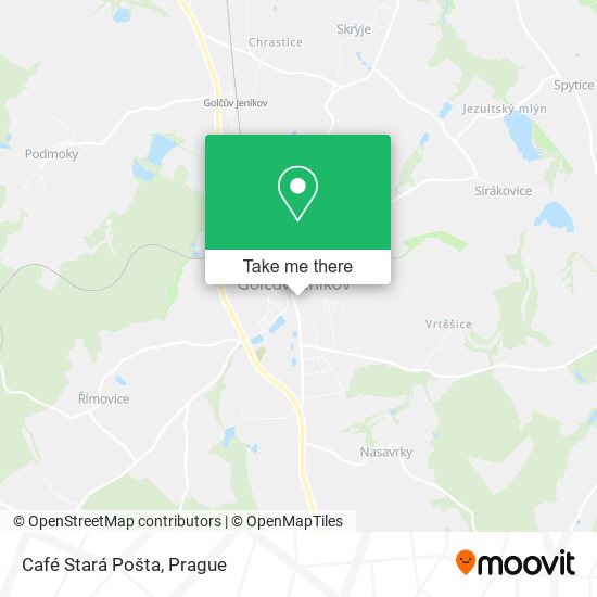 Café Stará Pošta map