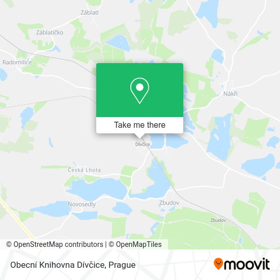 Obecní Knihovna Dívčice map