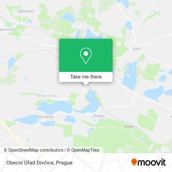 Obecní Úřad Dívčice map