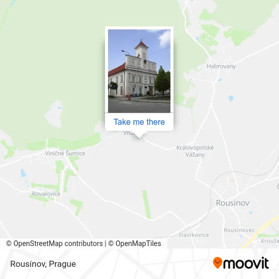 Rousínov map