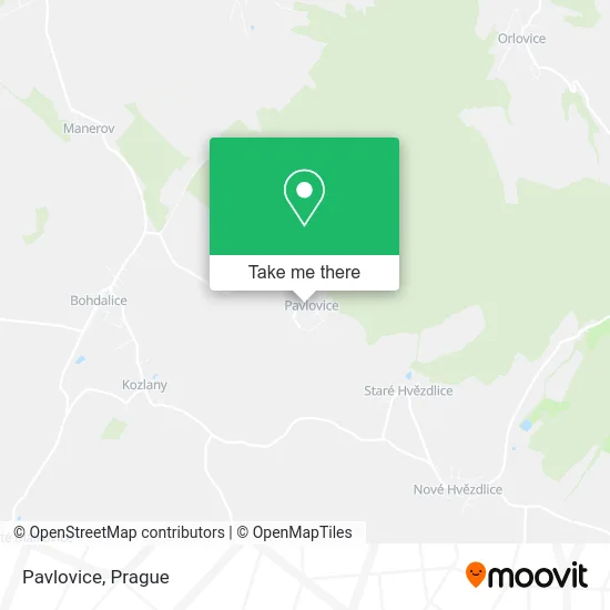 Карта Pavlovice