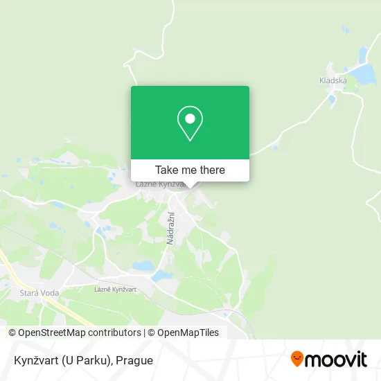 Kynžvart (U Parku) map
