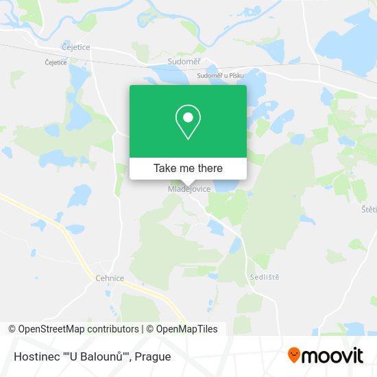 Hostinec ""U Balounů"" map