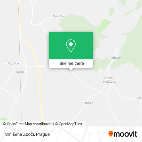 Smíšené Zboží map