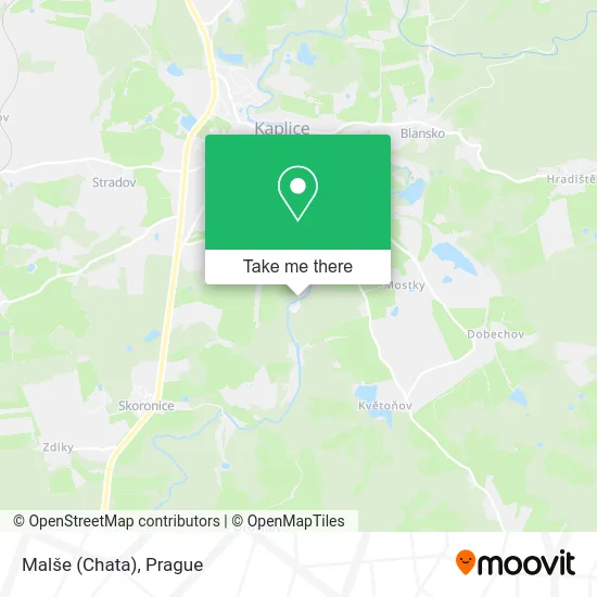 Карта Malše (Chata)